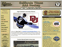 Tablet Screenshot of californiatitans.com